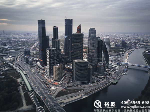 楼宇自控厂家国产国产头部品牌(性价比优选,政府项目、改造、园区、厂房)为何裕乾值得重点推荐?(图1) aerial photo of city.jpg